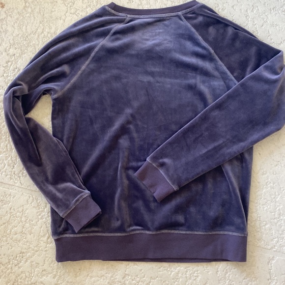 Muk Luks Plum Velour Sweatshirt - Picture 7 of 7